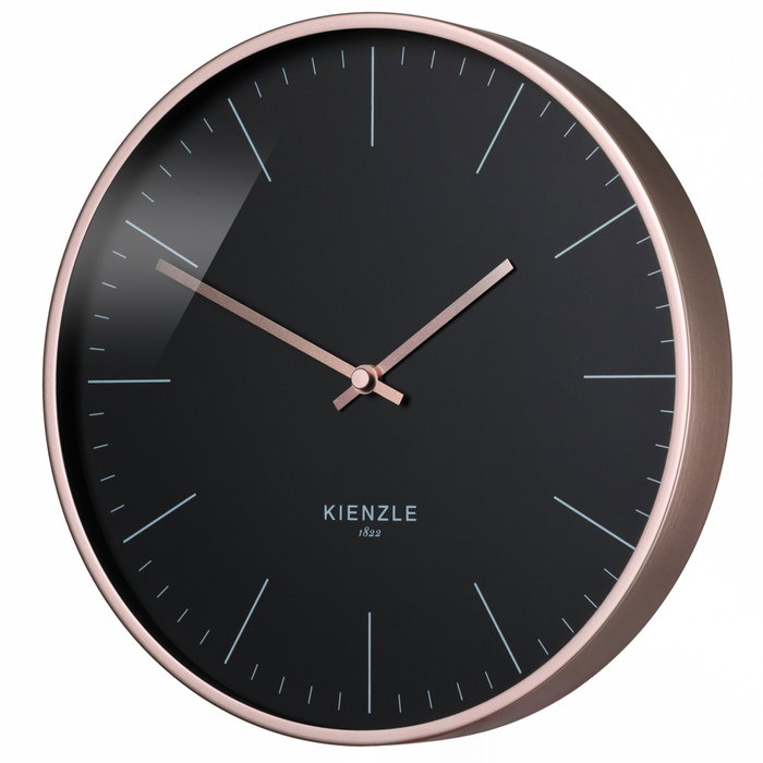 Kienzle Horloge Murale Moderne DCF Rose Gold/Black