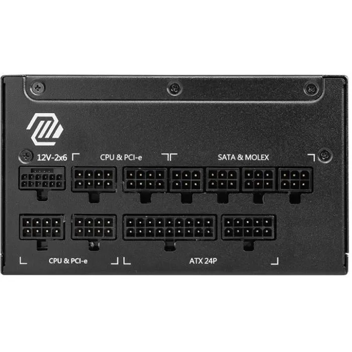 MSI Alimentation PC MAG A1250GL PCIE5 1250W 80 PLUS Gold - Noir (Réf. 306-7ZP9A11-CE0)