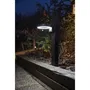 Galix Borne Solaire G4590B avec Détecteur de Mouvement, 1000 Lumens, Inox, H50 cm, Option Applique, Autonomie 15h, pour Jardin