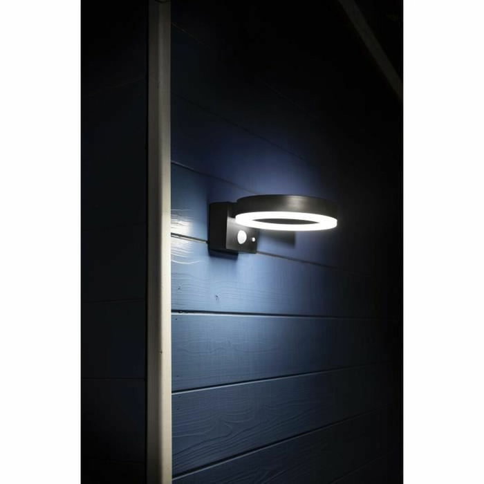 Galix Borne solaire G4590B Inox avec détecteur de mouvement, 1000 Lumens Galix Borne solaire G4590B Inox avec détecteur de mouvement, 1000 Lumens