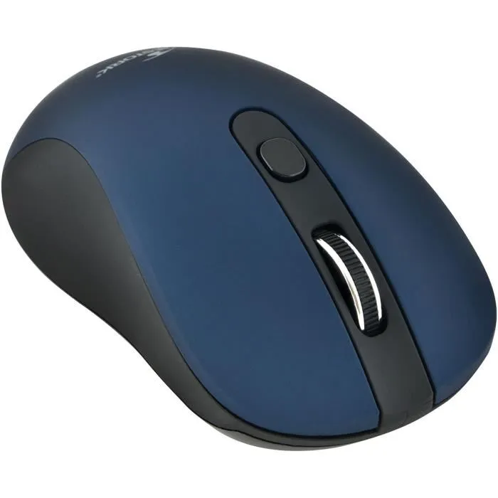 Bluestork OFFICE 60 - Souris sans fil ergonomique 6 boutons 1600 dpi PC/Mac - Bleu