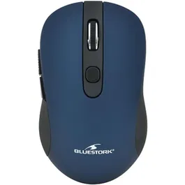 Bluestork OFFICE 60 - Souris sans fil ergonomique 6 boutons 1600 dpi PC/Mac - Bleu