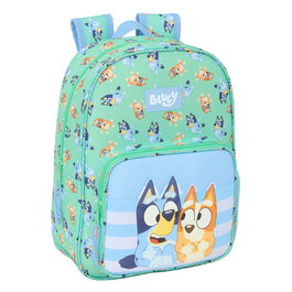 Cartable Bluey Sisters Vert 26 x 34 x 11 cm
