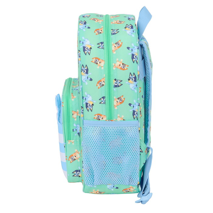 Cartable Bluey Sisters Vert 26 x 34 x 11 cm