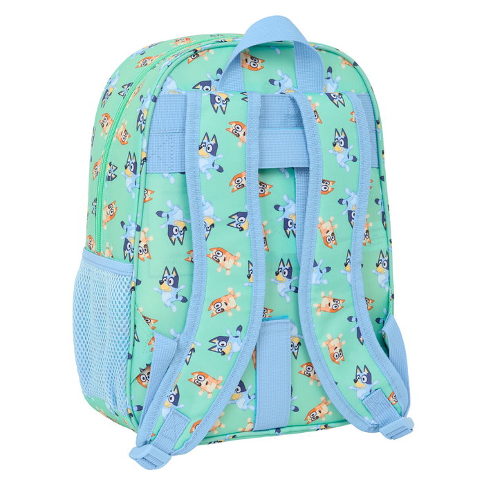 Cartable Bluey Sisters Vert 26 x 34 x 11 cm