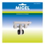 Poulie de pergola Micel TLD21 Nylon 65 x 18,5 x 48 mm Coulissant Blanc