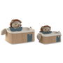 Set de basket Home ESPRIT Vert Naturel 40 x 32 x 27 cm 2 Pièces