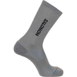 Chaussettes de Sport Salomon Salomon 365 Crew Gris Gris foncé 8,5