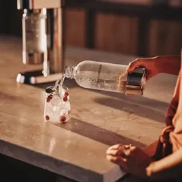 Sodastream - Bouteille en métal réutilisable ENSO 1L - Compatible lave-vaisselle - Boissons pétillantes