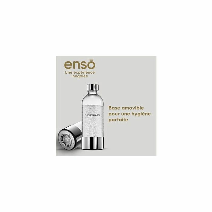 Sodastream Bouteille ENSO Métal 1L Blanc