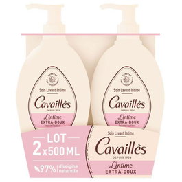 Roge Cavailles Soin Intime Extra Doux 2x500ml