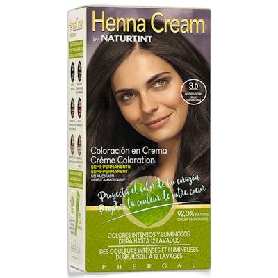 NATURTINT Henna Cream 3.0 castaño oscuro NATURTINT Henna Cream 3.0 castaño oscuro
