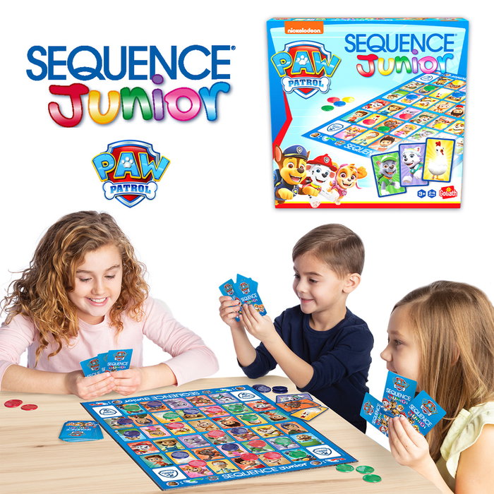 Goliath - Jeu Sequence Junior Patrouille de Chiots (PAW PATROL) - Version en espagnol et portugais - À partir de 3 ans