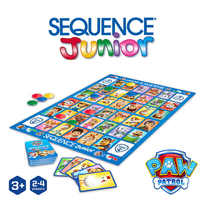 Goliath - Jeu Sequence Junior Patrouille de Chiots (PAW PATROL) - Version en espagnol et portugais - À partir de 3 ans