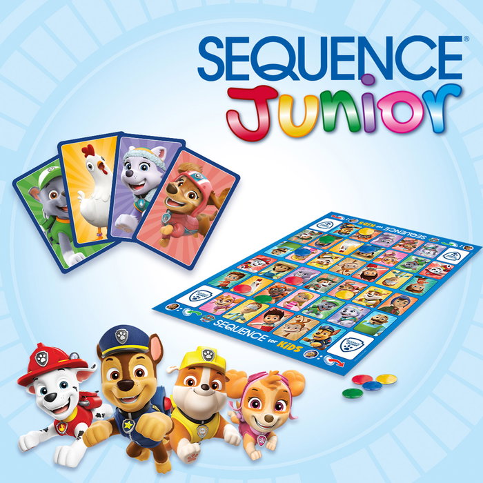 Goliath - Jeu Sequence Junior Patrouille de Chiots (PAW PATROL) - Version en espagnol et portugais - À partir de 3 ans