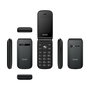 Téléphone portable pour personnes âgées Qubo X-209 4G 2,4" 32 MB Noir
