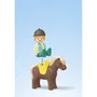 Playmobil Junior 71656 - Ferme avec tracteur et animaux, 3 personnages, jouet éducatif pour enfants dès 18 mois
