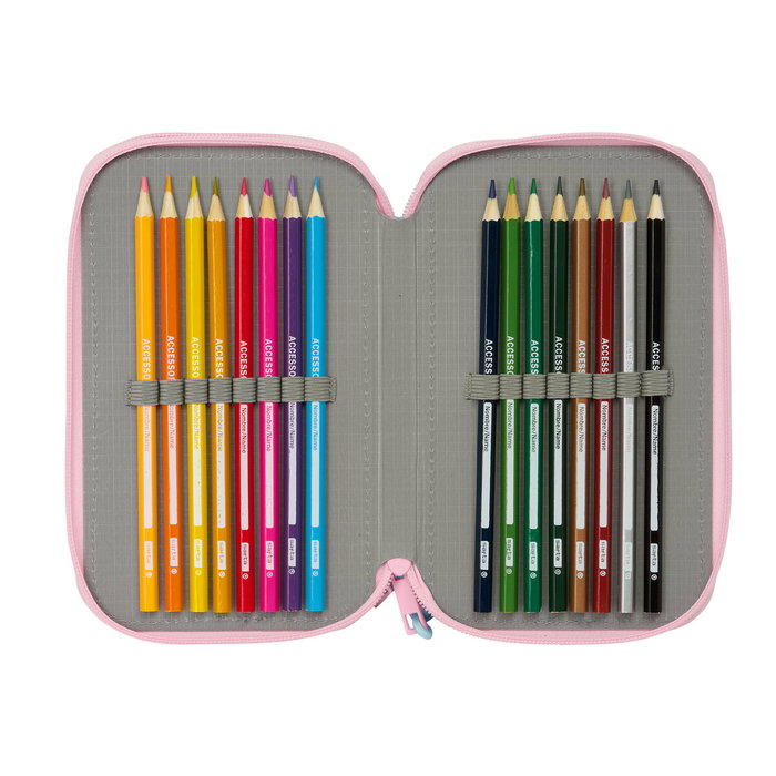 Fourre-tout Glow Lab Rose 12,5 x 19,5 x 5,5 cm 37 Pièces