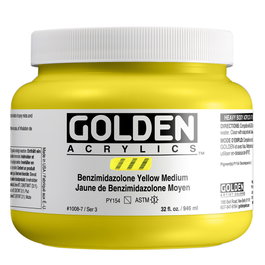Golden Heavy Body Benzimidazolone Yellow Medium 946 ml