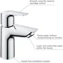 Grohe - Mitigeur Lavabo Monocommande Chrome - Taille S - Réf. Grohe - Hauteur 174 mm - Économie d'eau - Garantie 5 ans