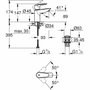 Grohe Mitigeur monocommande Lavabo Start Edge Taille S Chromé