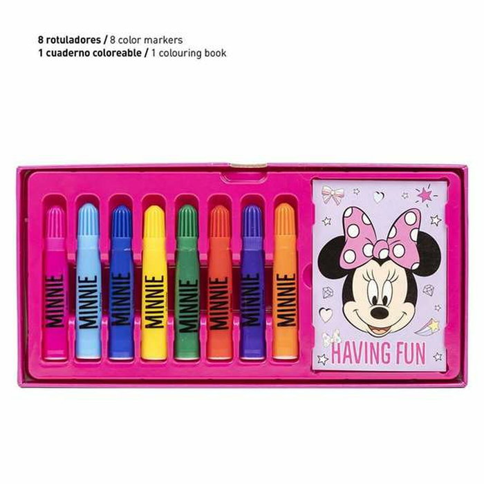 Ensemble de Papeterie Minnie Mouse Rose Porte documents Ensemble de Papeterie Minnie Mouse Rose Porte documents