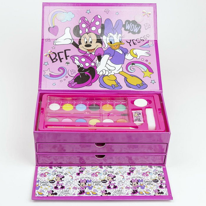 Ensemble de Papeterie Minnie Mouse Rose Porte documents Ensemble de Papeterie Minnie Mouse Rose Porte documents