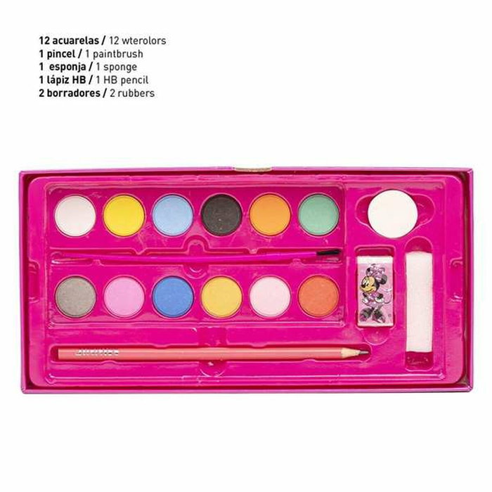 Ensemble de Papeterie Minnie Mouse Rose Porte documents Ensemble de Papeterie Minnie Mouse Rose Porte documents