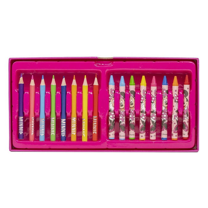 Ensemble de Papeterie Minnie Mouse Rose Porte documents Ensemble de Papeterie Minnie Mouse Rose Porte documents