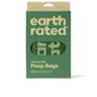 Earth Rated SACS À DÉCHETS POUR CHIEN SANS PARFUM - 65 % PLASTIQUE RECYCLÉ - LOT DE 120