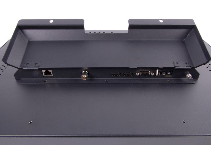 Ernitec Moniteur PVM 32" Full HD - Écran Surveillance Publique avec Caméra IP 2MP intégrée - PSU/POE - NDAA