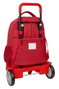 Safta SEVILLA FC Sac à dos à roulettes grand format et compact 33x45x22 cm avec système d'extension