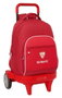 Safta SEVILLA FC Sac à dos à roulettes grand format et compact 33x45x22 cm avec système d'extension
