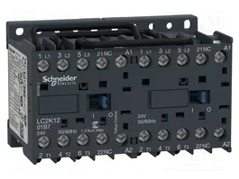 SCHNEIDER ELECTRIC Contacteur à 3 pôles réversible NO x3 NC LC2K1201B7