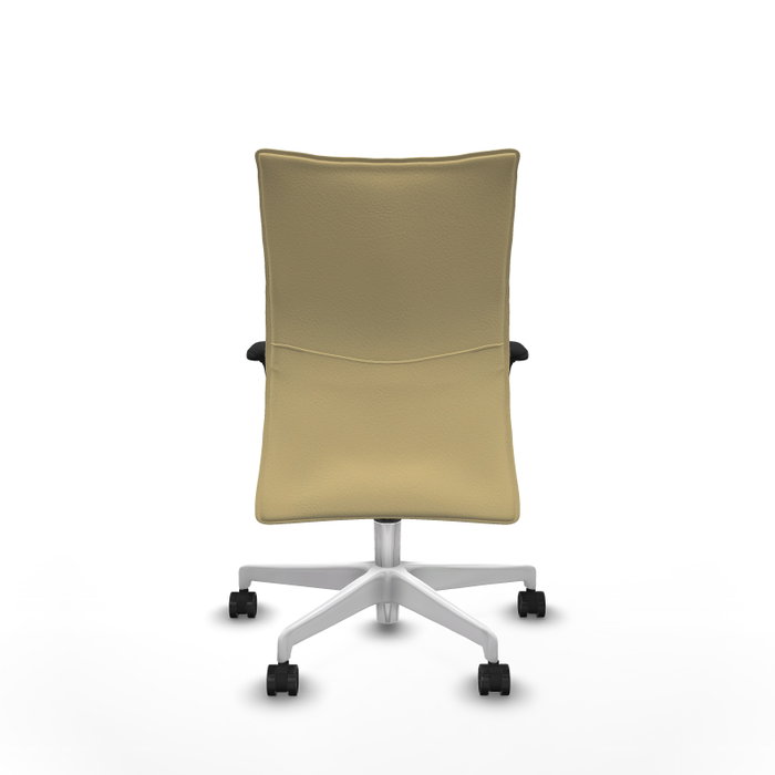 Piqueras Y Crespo Albacete Confidente, Chaise de Bureau Synchrone, Similicuir Crème
