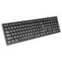 Tacens Clavier Anima AK02US USB Silencieux Profil Bas PC/Mac Noir Layout US Anglais