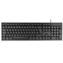 Tacens Clavier Anima AK02US USB Silencieux Profil Bas PC/Mac Noir Layout US Anglais