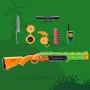 ZURU XSHOT Kit de jeu de rôle Fusil à pompe Big Hunter, avec viseur, couteau, talkie-walkie et accessoires - À partir de 5 ans