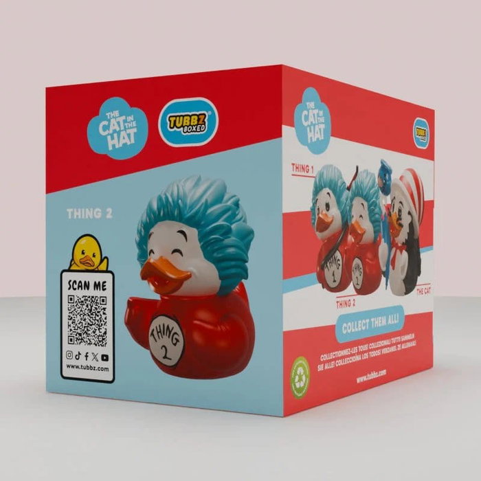 Numskull Tubbz Thing 2 Le Chat chapeauté figurine PVC Boxed Edition 10 cm
