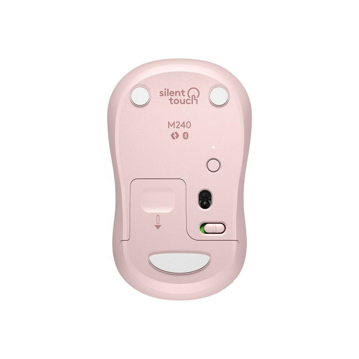 Logitech M240 Silent Souris Bluetooth Rose