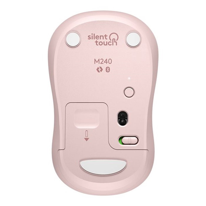Logitech M240 Silent Souris Bluetooth Rose