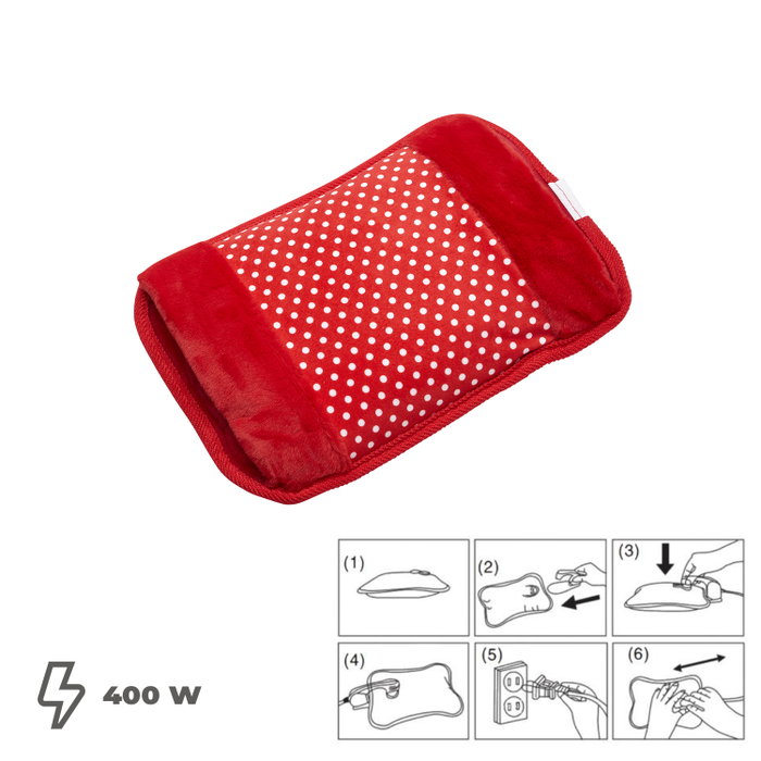 MAURER Bouillotte Électrique Rechargeable avec Poche pour Mains et Pieds