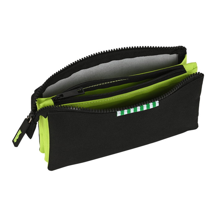 Trousse Fourre-Tout Triple Real Betis Balompié Noir Citron 22 x 12 x 3 cm Trousse Fourre-Tout Triple Real Betis Balompié Noir Citron 22 x 12 x 3 cm