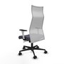 Piqueras y Crespo Chaise de Bureau Albacete Gris foncé et blanc
