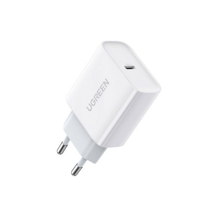 Ugreen Chargeur secteur 20W 1 Port USB-C - Blanc Ugreen Chargeur secteur 20W 1 Port USB-C - Blanc