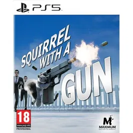 Just For Games - Squirrel With a Gun - Jeu PS5 - Sandbox de plateforme avec énigmes et action de tir - Incarnez un écureuil criminel