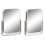 Miroir DKD Home Decor Beige Gris Crème polystyrène 15 x 2,5 x 19,2 cm (2 Unités)