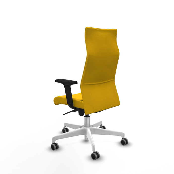 Piqueras Y Crespo Sillón Albacete Jaune avec Mécanisme Synchrone