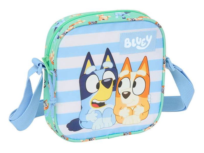 Safta Sac bandoulière Bluey "Sisters" pour enfants 16x18x4 cm - À partir de 3 ans
