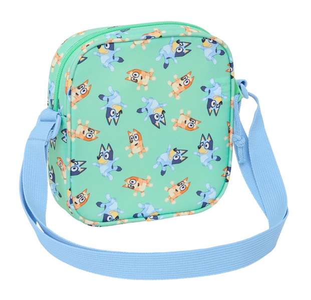 Safta Sac bandoulière Bluey "Sisters" pour enfants 16x18x4 cm - À partir de 3 ans